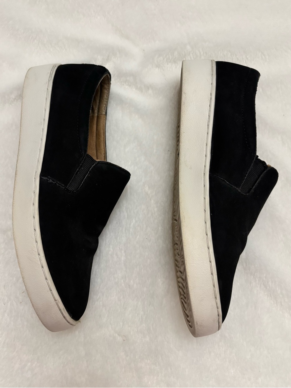 Vionic Black Nubuck Midi Slip On Sneaker Casual Chic Women’s Size 6 - Picture 6 of 9
